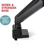 Dual Monitor Stand, Dual Monitor Arm, Dual Monitor Mount vesa Mount, up to 32 inch Monitor Desk Mount, soporte Monitor arms & Monitor Stands for 2 Monitors, Dual Monitor Riser Stand