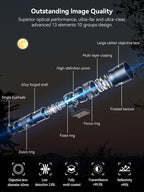 MIAO LAB 20-60X Zoom Telephoto Lens, High Power Telephoto Mobile Cell Phone Lens with Tripod & Universal Phone Clip, for iPhone 16/15/14/13 Series, Samsung, Android Phone and Most Smartphone
