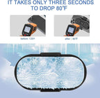 Neveika Phone Cooler, Cellphone Radiator with Dual Semi-Conductor Cooling Chip, Mobile Phones with a Width of 6 to 8 cm for Tiktok Live Streaming, Outdoor Vlog, Mobile Gaming.