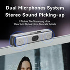 PHILIPS Webcam for PC Streaming with Microphone - 2K Webcam for Desktop Web-Camera, Light Correction, Laptop Web Cam with 2 Mics, USB Camera for Gaming, Laptop/Mac/Zoom/YouTube/Video Calling/Office
