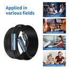 USB 3.0 Extension Cable 33FT Type A Male to Female Active Extender Cord with 2 Extension Chipsets Signal Booster and 1 USB-C Charging Port, for Webcam, USB Hub, PlayStation, Printer, Camera