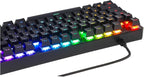 TECWARE Phantom+ 87 Key Mechanical Gaming Keyboard, RGB led, TKL 75% Keyboard, Thocky Sounding, Wraith Brown Switch