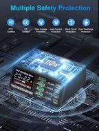 100W 8Port USB Charging Station for Multiple Devices - Multi USB Charger Station