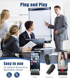 FULAIM X2 Wireless Lavalier Microphone for iPhone Android Phones iPad Tablets, Clip on Lapel Microphone System with 24H Charging Case for Video Recording Vlogging, YouTube, Interview