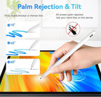 USI 2.0 Stylus Pen for Chromebooks with Fast Charging, Palm Rejection Stylus Pen for Chromebooks Acer Spin,ASUS Flip,Lenovo Duet/IdeaPad/Flex,Amazon Fire Max 11/Fire HD 10, Google Pixel, White