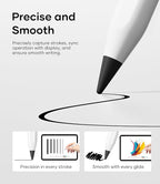 Replacement Pencil Tips for Apple Pencil Pro, Pen Tips for Apple Pencil 2nd Gen/1st Gen/USB-C, Wear-Resisting Pencil Nibs with Storage Box, Pen Nibs Set (6 Pack, Black/White/Purple/Pink)