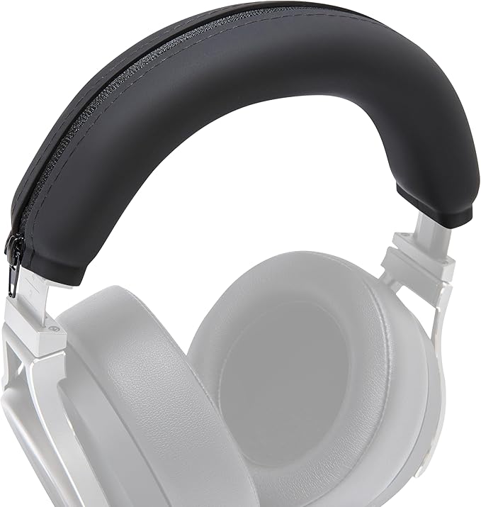 WC BandZ Virtuoso V2 - Silicone Headband Cover for Corsair Virtuoso Headphones by Wicked Cushions | Machine Washable, No More Flaking Leather | for Virtuoso Wireless, XT, and SE | Black