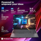Lenovo Laptop Computer for Home Student Business, IdeaPad Slim 3, Intel i7-13620H (Beat Ultra 7 255U), 16GB DDR5 RAM, 512GB PCIe SSD, 16" FHD+, WiFi 6, Type-C, HDMI, Luna Grey, Windows 11 Pro, Wendbo