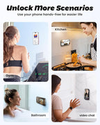 amBand Silicone Suction Phone Mount Trendy Stocking Stuffers for Women Mom, Detachable Sticky Holder for iPhone Cute Stylish Preppy Stuff for Selfie/Yoga/Dance, Lilac Purple