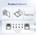 Rack Mount Kit 17.3'' Rack Ears for HP ProCurve/Aruba/OfficeConnect/HPE HP-4S (5064-2085) (5069-6535)