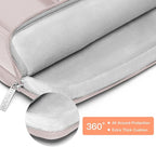 MOSISO 360 Protective Laptop Case 13.3 inch, 13-13.3 inch Laptop Sleeve Compatible with MacBook Air/Pro 13 / Pro 14, HP Dell ASUS Lenovo, Side Open Bag with 2 Raised&1 Flapover Pockets, Stone Gray