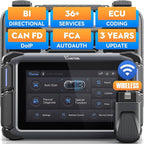 Bidirectional Scan Tool VDIAGTOOL VD70S, 2025 Wireless OBD2 Scanner Diagnostic Tool with 36+ Resets, All System Scanner for Car, FCA Autoauth, CAN FD & DoIP, ECU Coding, PMI, 3 Years Update