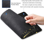 Hokafenle Mouse Pad, Motivational Mouse Pad with Inspirational Quotes Design, Mouse Mat Square Waterproof Mouse Pads, Non-Slip Rubber Base MousePads for Office Home Laptop, Good Vibes Only