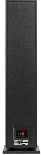 Polk Monitor XT60 Tower Speaker - Hi-Res Audio Certified, Dolby Atmos, DTS:X & Auro 3D Compatible, 1" Tweeter, 6.5" Dynamically Balanced Woofer, (2) 6.5" Passive Radiators (Single, Midnight Black)