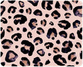 ITNRSIIET Mouse Pad with Stitched Edge Premium Textured Smooth Precise Operation Waterproof Washable Non-Slip Rubber Base Desktop Protection Mat, 10.2×8.3×0.12 inches, Leopard Black Purple