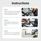 MOVMAX Blade Arm Bike Motorcycle Handlebar Mount Stabilizer, Camera Clamp Mount Shock Absorber for DJI Osmo Pocket 3, Insta 360, GoPro Hero Cameras w Ball Head, Pocket 3 Accessories