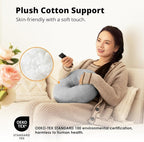 Tablet Pillow Stand for Reading, Adjustable Tablet Pillow Stand for Lap with Detachable Bowl, Fits 4.7"-13" Kindle/Phones/Tablets, Watch Videos, Stream Media, Gray