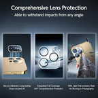 SMARTDEVIL 2+2Pack Privacy Screen Protector for iPhone 12 with Camera Lens Protector,Shatterproof Tempered Glass [True 28°Anti Spy] [9H Hardness] [Automatic Dust-Elimination Install] [Bubble Free]