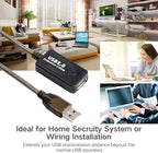 LDKCOK USB 2.0 Type A Male to A Female Active Repeater Extension Cable 60ft, High Speed 480 Mbps