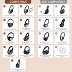 Aurivor Replacement Ear Pads Cushions for Bose QuietComfort QC 35 (ii) 25 15 2 Headphones, Upgraded Earpads for QC35 (ii) QC25 QC15 QC2 SoundTrue/SoundLink AE2/AE2i/AE2w Around-Ear Headphones (Brown)