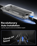 3 Pack for iPhone 16 Pro Tempered Glass Screen Protector:9H+ Durable, Auto Positioning, Bubble Free, High Definition, Easy Installation