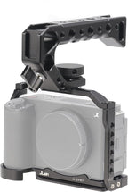 ZV-E1 Cage, Hersmay Video Stabilizer Camera Cage for Sony ZV-E1 Camera Accessories with Top Handle DSLR Rig with Cold Shoe,Handle Locating Holes,Multiple 1/4" 3/8" Screw Holes