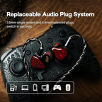 Linsoul Punch Audio Martilo in Ear Monitor, 1 Planar + 2BA + 2DD Hybrid Driver Basshead IEM Earphones, HiFi Wired Earbuds, with Precision Detail for EDM Hip-Hop Monitoring