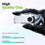 64GB Flash Drive 10 Pack, Wooolken USB 2.0 Thumb Drive Bulk Pen Drive Metal Swivel Memory Stick 64GB 10 Colors Multipack Value Zip USB Drives with Lanyard