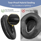 Aurivor Replacement Ear-Pads for Bose Quiet-Comfort QC 35 (ii) 25 15 2 Headphones, Tear-Proof Cushion for QC35 (ii) QC25 QC15 QC2 SoundTrue/SoundLink AE2/AE2i/AE2w Around-Ear Headphones (Black)