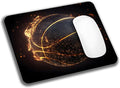 Blue Glitter Butterfly Mouse Pads for Desk, Portable Wireless Computer Mouse pad Small Design with Women, Non-Slip Rubber Base Laptop Mousepad 9.5" x 7.9" Smooth Surface for Office & Travel