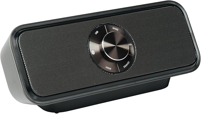 PIONEER,Desktop Gaming Speaker,Sound TECTOR,Compact Front Speaker with LED Sound Sensing Meter,PC,PS5/PS4,Switch,USB, HDMI, Bluetooth,Speakers 5.1ch/7.1ch Surround, TQ-FG3000