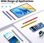 Rubber Tips for Stylus Pens (15 Pair, 0.2'' & 0.28'') Replacement nibs for Touch Screen Pen,Soft,No Scratches,Universal Stylus Ends