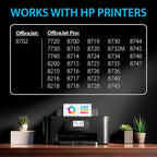 Smart Ink Compatible Ink Cartridges Replacement for HP 952XL 952 XL 4 Combo Pack (Black, Cyan/Magenta/Yellow) to use with HP OfficeJet Pro 8710 7740 8720 8715 8210 8703 OfficeJet 8702 Printers