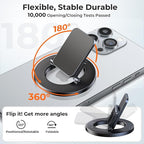 Dual-Side for Magsafe Phone Grip with Magnetic Phone Stand, Magnet Ring Holder for iPhone 16/15/14/13/12 Pro Max Series Magsafe Case, Strong Magnetic Car Mount, Gym Phone Holder