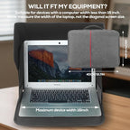 Laptop Sun Shade & Privacy Shield – Premium Physical Filter for 12-14" Laptops, Overheating, Adjustable and Foldable for Outdoor Work