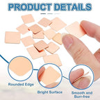PATIKIL Copper Heatsink Pad Shims, 24 Pcs 15x15x1.2mm Copper Pad Shim IC Chipset GPU CPU Thermal Heatsink for Cooling Laptop Desktop Computer