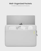 tomtoc Slim Laptop Sleeve for 14-inch MacBook Pro M4/M3/M2/M1 Pro/Max 2024-2021, Water-Resistant Protective Case for 13.8 Inch Surface Laptop AI PC, Accessory Bag