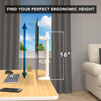 Mount-It! White Single Monitor Stand – Adjustable Desk Arm for Computer Screens – VESA Compatible Holder Up to 32" 19.8 lbs – 360° Rotation, 160° Swivel, 40° Tilt – Space-Saving Clamp & Grommet Base