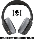 Skullcandy Crusher ANC 2 Over-Ear Active Noise Cancelling Wireless Bluetooth Headphones with Sensory Bass, Alexa Voice Control, 50 Hr Battery, Microphone, 2 Year Warranty – Asphalt