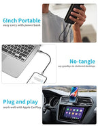 6 inch USB C to Lightning Cable Short, 0.5ft 2Pack Type C to Lightning Cord Power Delivery Fast Charging,[MFi Certified]Nylon Braided USB C iPhone Charger for iPhone14 13 12 11 Pro Max XR XS 8 SE iPad