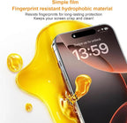OneFish Full Edge Coverage Tempered Glass Screen Protector for IPhone 12/IPhone 12 Pro 6.1 inch 2 Pack Edge Reinforced, Self-Aligning Installation, Case Friendly Privacy Screen Protector