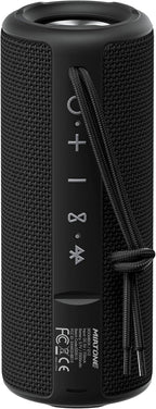 MIATONE Boombox Outdoor Portable Bluetooth Speaker Waterproof Wireless Speakers - Black