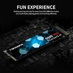 S500 Pro 1TB NVMe SSD M.2 PCIe Gen3x4 2280 Internal Solid State Drive, SLC Cache 3D NAND TLC, Up to 3200MB/s, Compatible with Laptop and PC Desktops(Black)