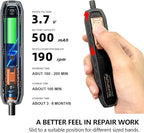 Small Electric Screwdriver Set, JAKEMY Smart 3 Torque Cordless Screwdriver Kit, Compact Power Screwdrivers with 160 Precision Bits for Computer, Laptop, iPhone, PS5, Xbox, Watch, Jewelry, Eyeglasses