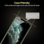 UNBREAKcable iPhone 11 Pro Screen Protector [2 Pack], 2.5D Double Defense Series Premium Tempered Glass for 5.8-inch iPhone 11 Pro (2019) [Anti-scratch, Anti-fingerprint, Bubble Free & Case-friendly]