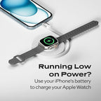 Statik MagStack Watch Charger USB C Cable, Charging Station Compatible with Apple Watch Charger Fast Charging, Clutter-Free Magnetic Charging Dock for SmartWatch, 3FT