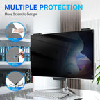 Magnetic Computer Privacy Screen 23.8 inch, Hanging Privacy Screen for Computer Monitor for 16:9 Frameless Monitor, Acrylic Eye Protection Anti Glare Blue Light Computer Screen Privacy Filter