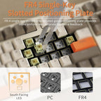 NACODEX AK35I V3 104 Keys RGB Gasket Mount Mechanical Keyboard | Amazing 8000mAh Bluetooth /2.4G /Wired PC Gaming Custom Keyboard with Five Layer Pad | Knob Control | Cherry Profile PBT Keycaps