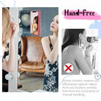AZXYI Silicone Suction Phone Case Mount, Silicon Adhesive Suction Cup Phone Mount, Non Slip Sticky Phone Grip for Cellphone, Strong Grip Holder for Selfies and Videos (Lavender)
