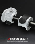 Barbell Clips 1 Inch Quick Release Weight Clamps 0.9-1.18inch Multi-Size Adjustable Olympic Clamps for Bars